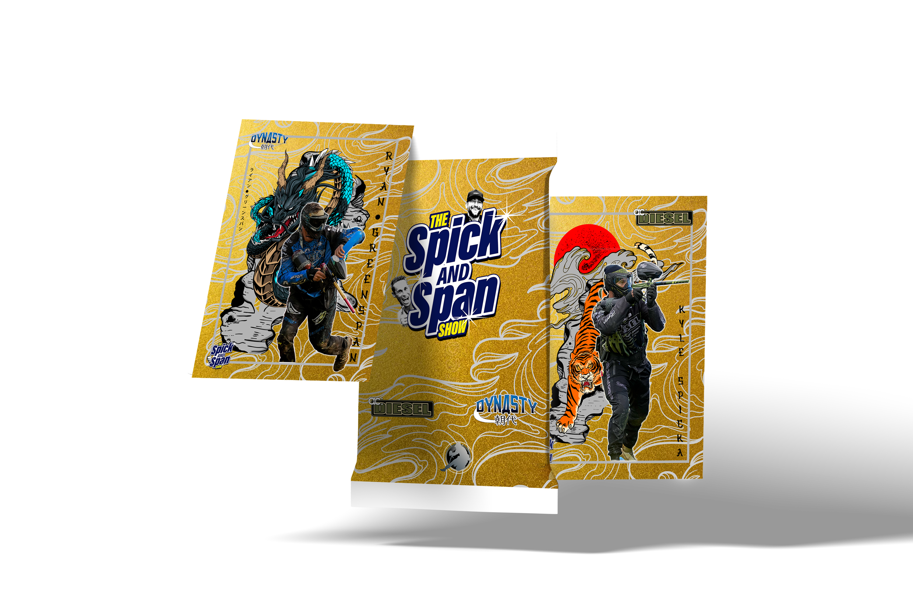 Limited Edition Spick and Span Gold Collectible Card Pack